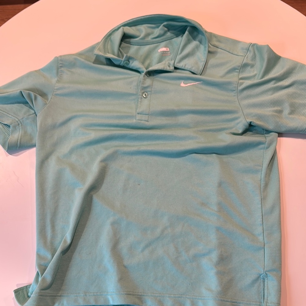 Nike Light Teal Polo Shirt
